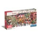 Clementoni: Karácsonyi falu panoráma puzzle - 1000 db-os - . kép