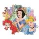 Clementoni: Disney hercegnők puzzle - 180 db-os - . kép