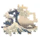 Clementoni: Muzeu - Hokusai, Marea cea mare puzzle - 1000 piese - .foto