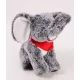Elefant de pluș cu eșarfă roșie, 20 cm - .foto