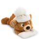 Nici: Capiccino, a plüssmackó párnával - 35 cm, fekvő - . kép