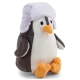 Nici: Pinguin de pluș amuzant cu căciulă - 12 cm - .foto