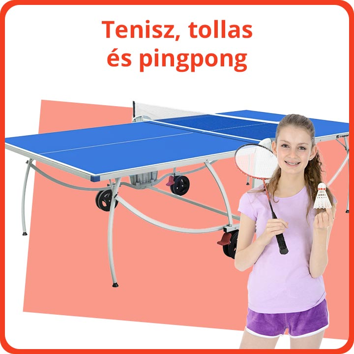 Tenisz, tollas és pingpong