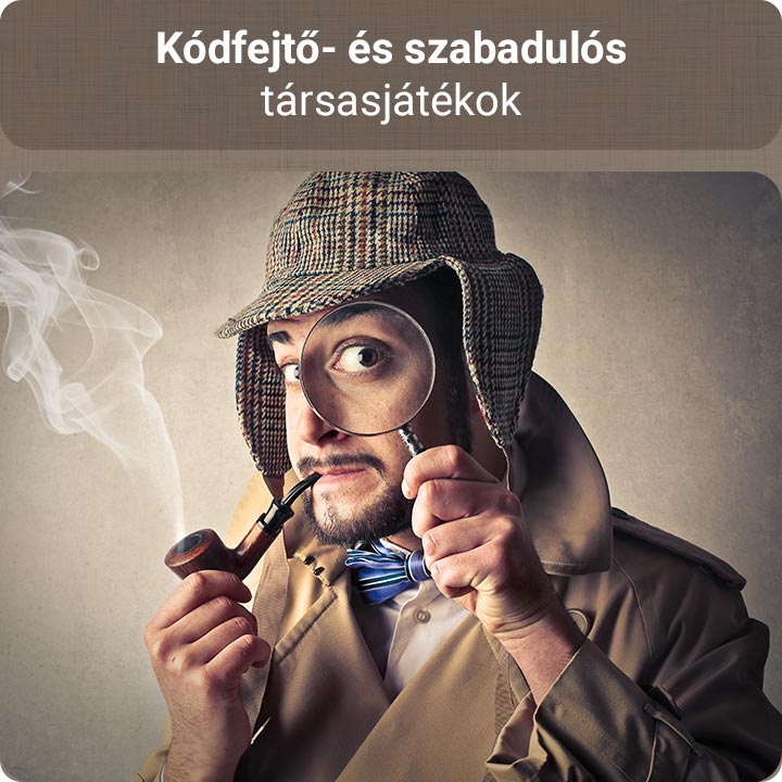 Kódfejtő- és szabadulós társasjátékok